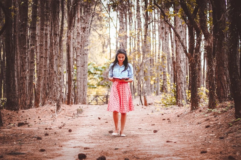 Flowing Skirt and Blouse